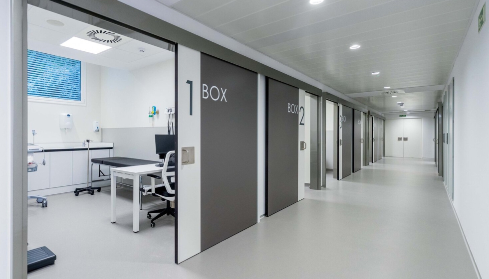 Las soluciones lumnicas de Trilux se han adaptado al galardonado Hospital Miraflores de Zaragoza