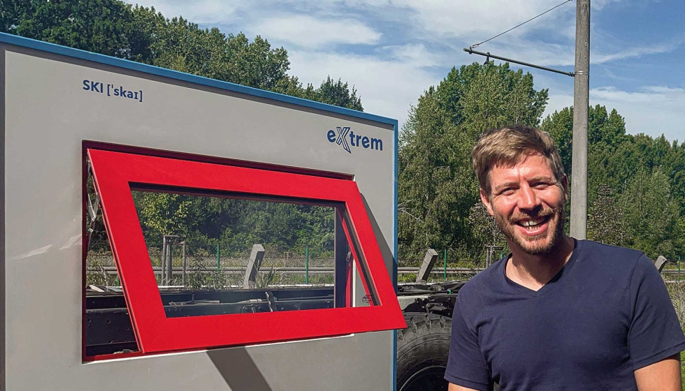 Constantin Hanov-Blum, director de extremfenster GmbH, ha desarrollado la ventana de aluminio SKI especfica para autocaravanas.  extrem...