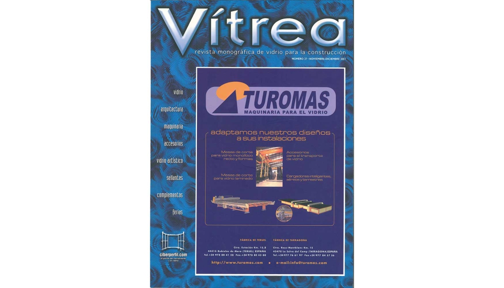 Portada de Vitrea de 2003, con Turomas en portada