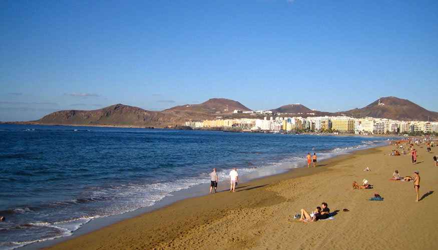 Imagen de la playa de Las Canteras tomada el 24 de diciembre de 2006 por Fernando Carmona Gonzlez