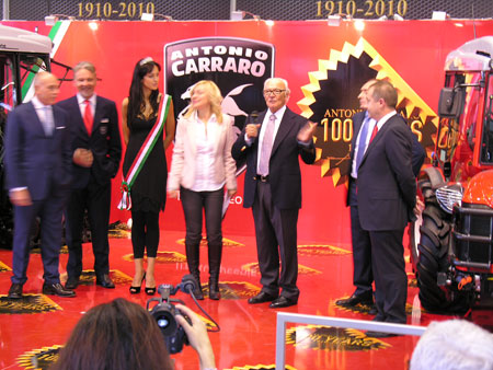 La celebracin cont con el gran impulsor: Antonio Carraro