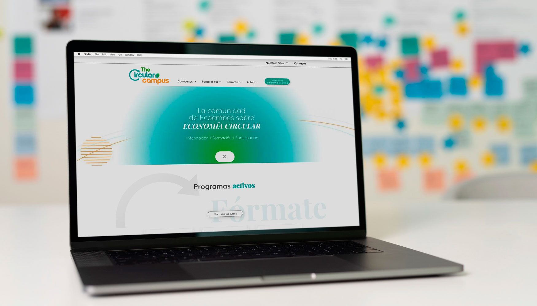 Esta plataforma online de Ecoembes tambin dispone de ms de 120 recursos y ocho cursos online...