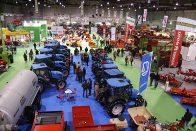 Aerial view of Hall 1 of the enclosure of Feira international de Galicia, during the previous edition of Cimag