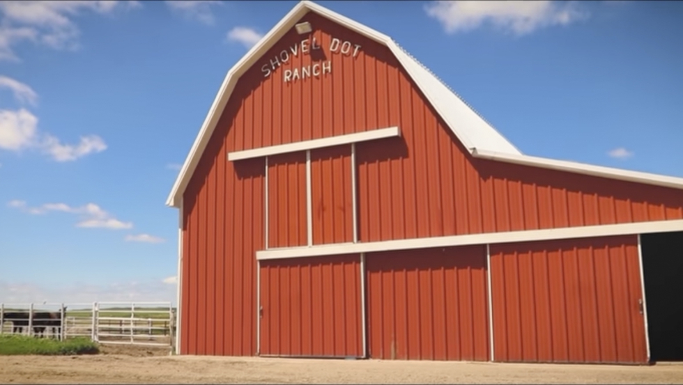 El rancho de los Buell se encuentra en Bassett, en el corazn de Nebraska