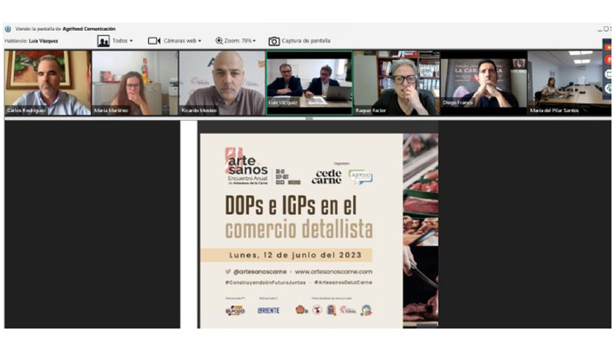 Ponentes de la jornada digital 'DOPS e IGPS en el comercio detallista'