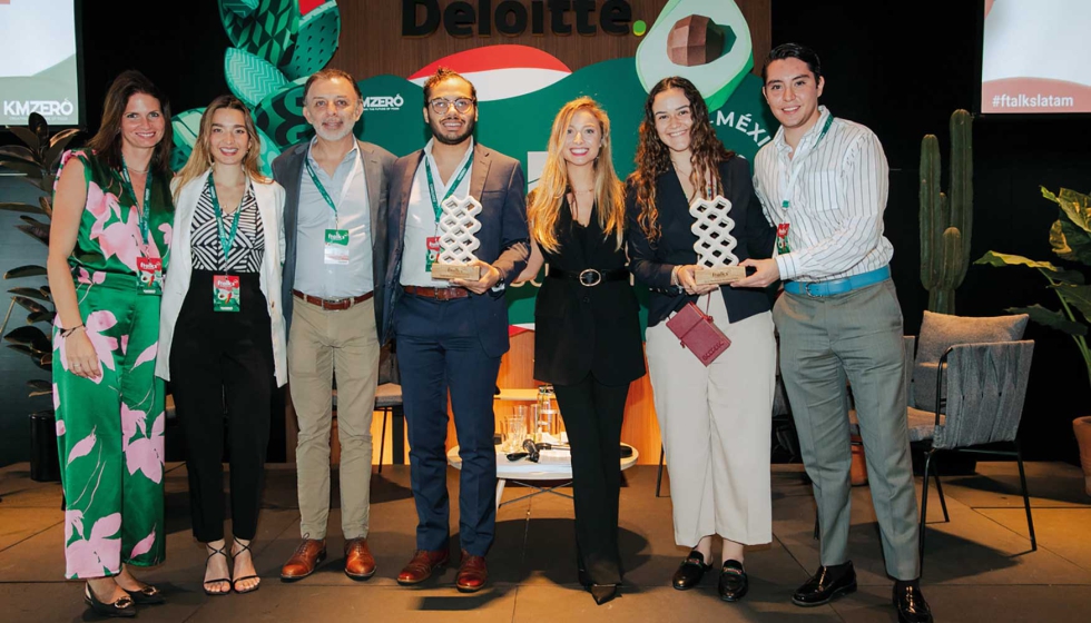 Representantes de KM ZERO, jurado y 'startups' premiadas en ftalks Food Summit LATAM 2022