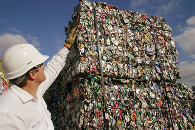 Sustainable material: aluminum cans does not exactly have a reputation for ecological, but its recycling rate is 96%. Source: Alcoa...