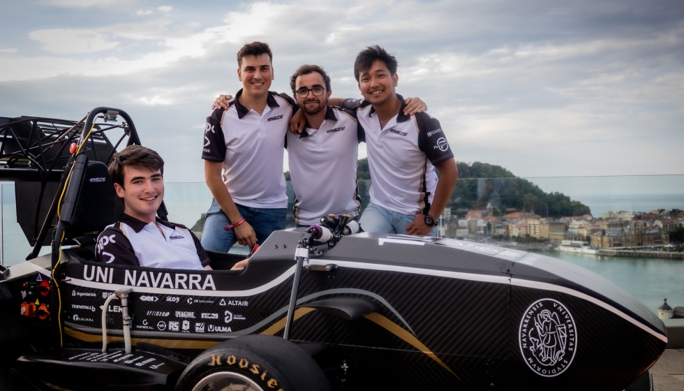 Alumnos de ingeniera de Tecnun competirn con este coche elctrico en una F1 para estudiantes