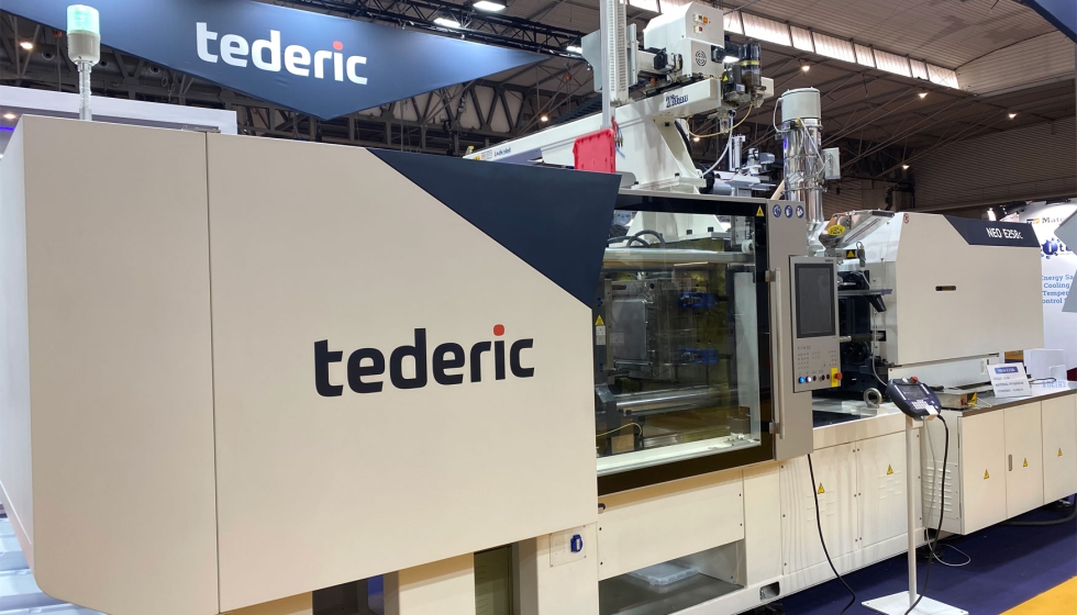 Imagen de una inyectora en la feria