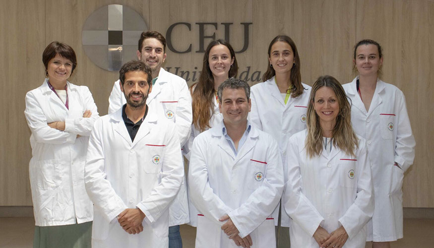 Los investigadores del Grupo Agentes Microbiolgicos Asociados a la Reproduccin Animal (ProVaginBIO) de la CEU UCH, autores del hallazgo...