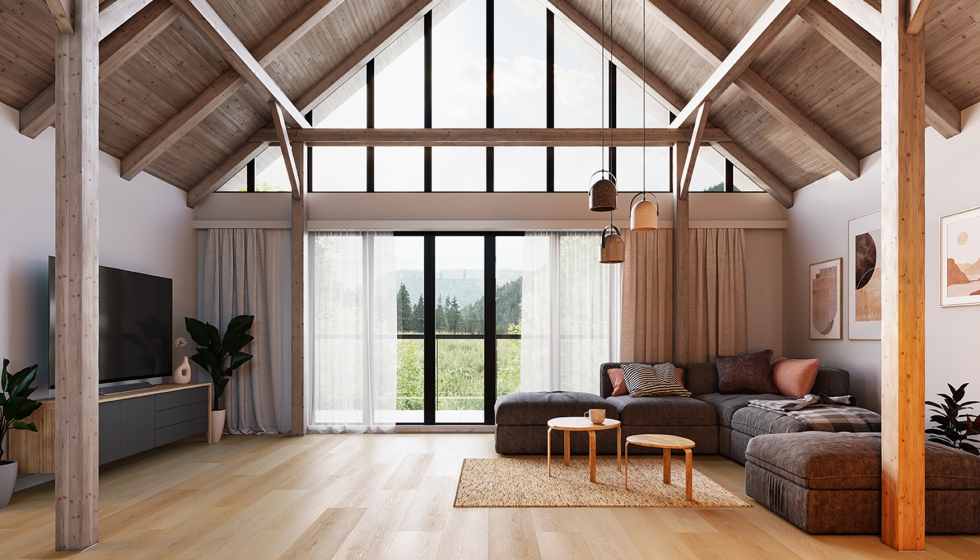 Gold Laminate lanza los suelos vinlicos Provinil