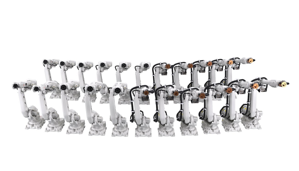 ABB ampla su familia de robots de gran tamao con cuatro modelos de bajo consumo y 22 variantes