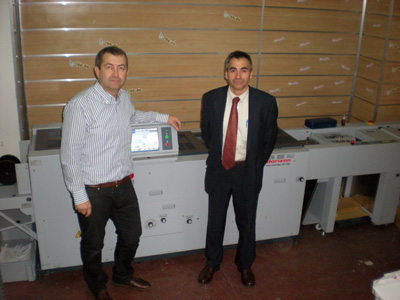 Joaqun Truyol (izquierda), junto a Francesc Navarro, gerente de OPQ Systems