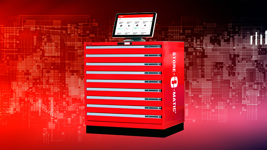 O armazm inteligente Store-O-Matic potencia a gesto do inventrio de ferramentas do cho de fbrica