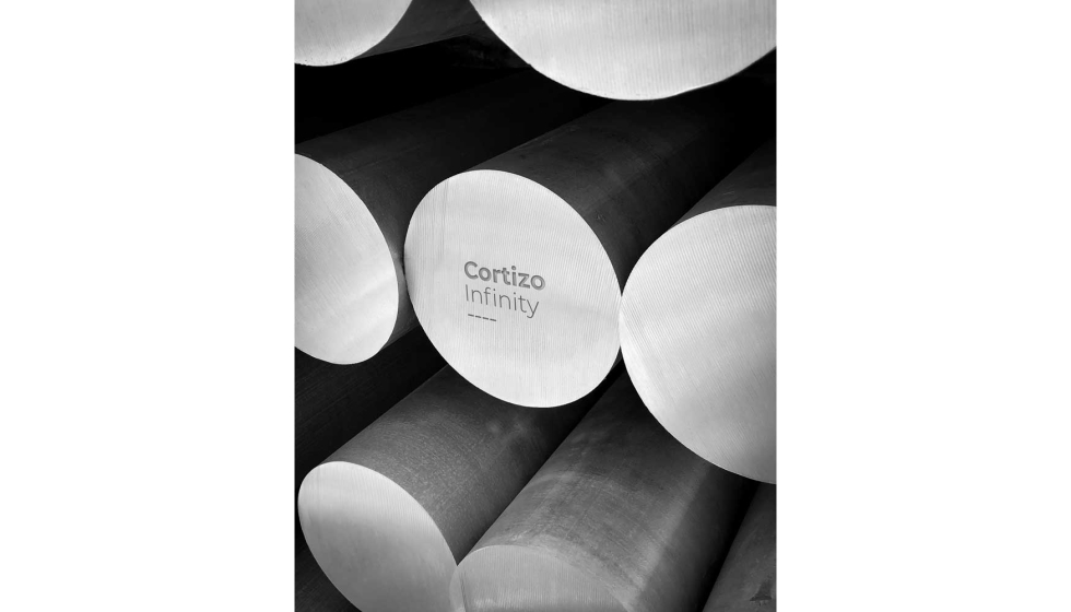 Tocho Cortizo Infinity de aluminio 100% reciclado posconsumo
