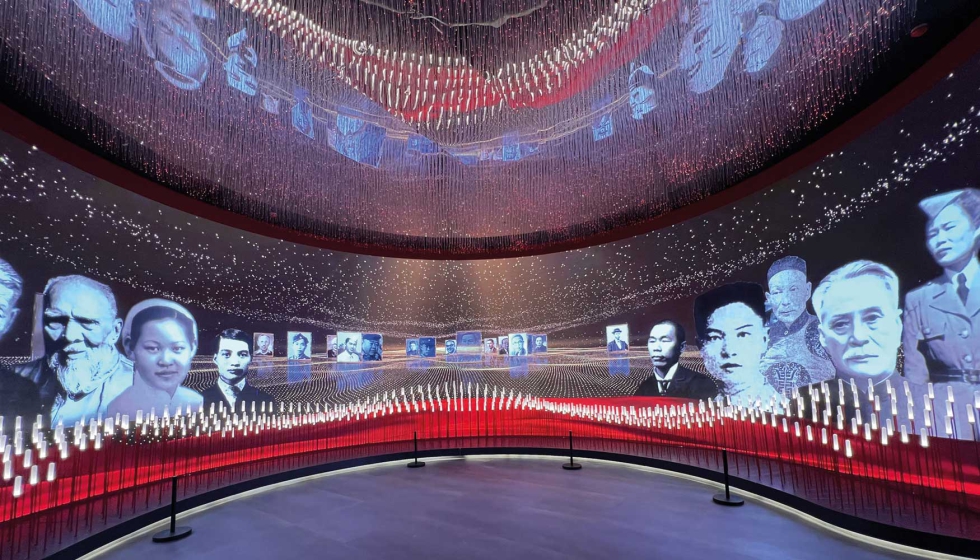 Espectculo visual en el Museo Chino de Ultramar Qiaodu