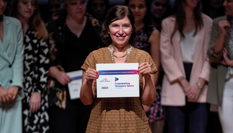 Ana Mara Garca, responsable de Diversidad e Inclusin de Saint-Gobain para Espaa, Portugal y Marruecos, con sello Empowering Women's Talent 23...