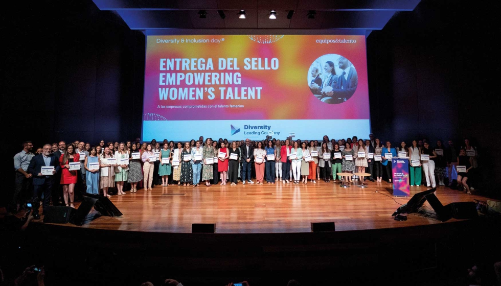 Ceremonia de entrega del sello Empowering Women's Talent