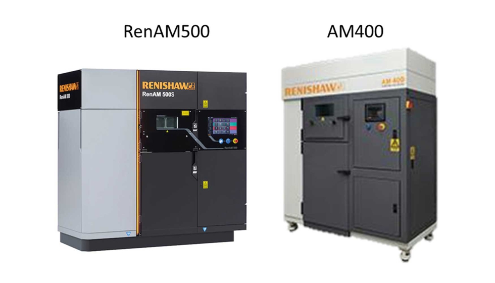 Sistemas de fabricacin Renishaw empleados: RenAM500 y AM400