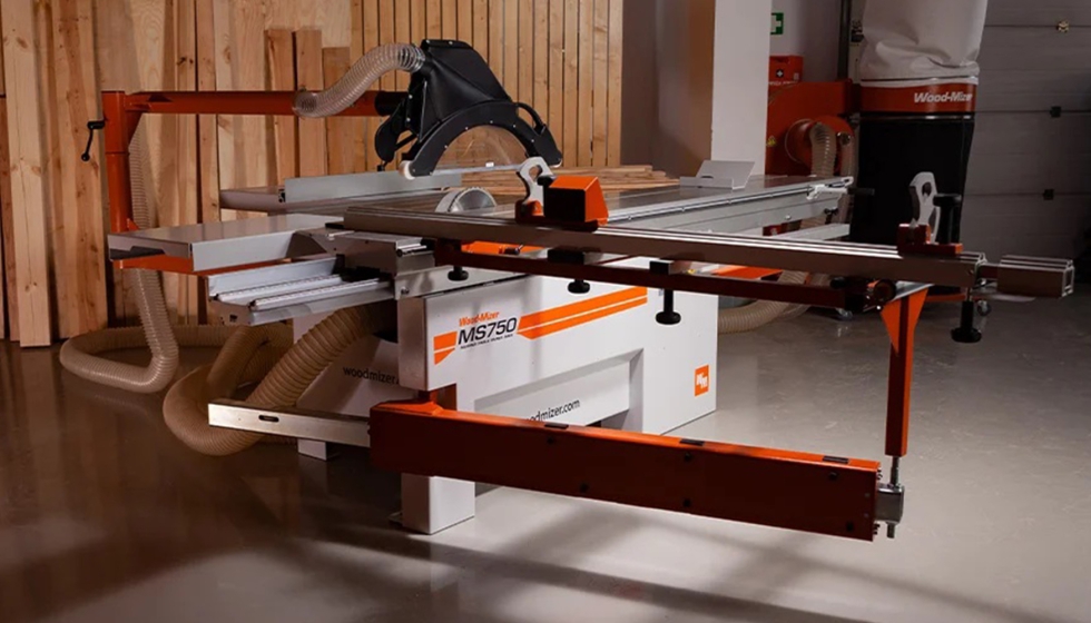 Sierra de panel Wood-Mizer MS750 para el corte profesional de tableros y  madera - Madera