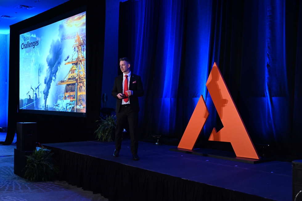 Patrick Ward, responsable de Aplicaciones en Europa y Asia-Pacfico de Alltech. Foto: Chuck Zimmerman