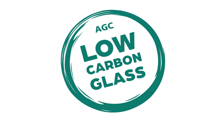 Sello del nuevo vidrio bajo en carbono Low-Carbon de AGC