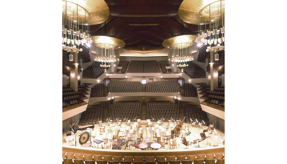 Auditorio de Madrid, obra de Garc�a de Paredes, que se abrir� al p�blico durante el Open House Madrid, a celebrar el pr�ximo mes de septiembre...