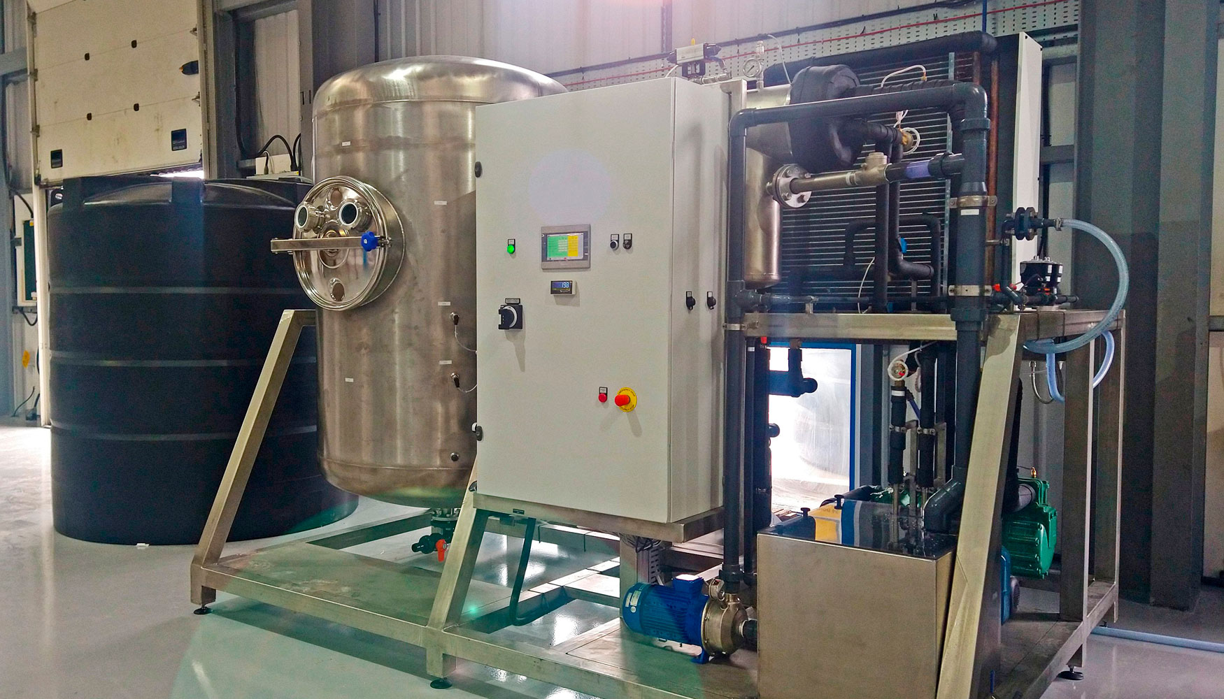 CMBE mostrar a los visitantes que acudan al estand 1849 de Aquatech la gama de evaporadores para el tratamiento de aguas industriales y de...
