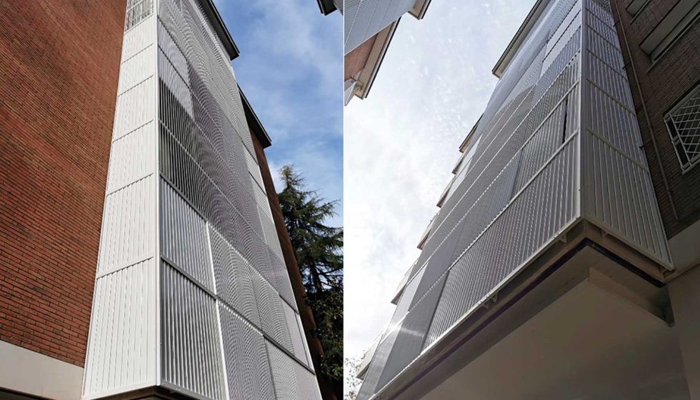 Los sistemas de proteccin solar Durmi, presentes en la rehabilitacin y construccin de fachadas