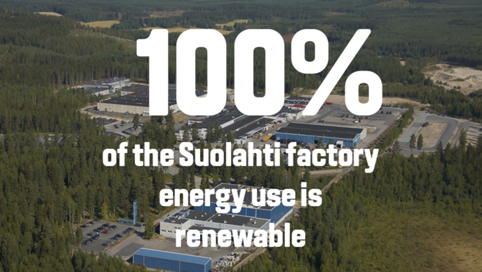 A Valtra utiliza energia renovvel na fbrica de Suolahti, na Finlndia