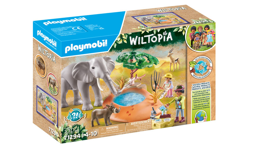 Wiltopia Elefante en la charca, de Playmobil
