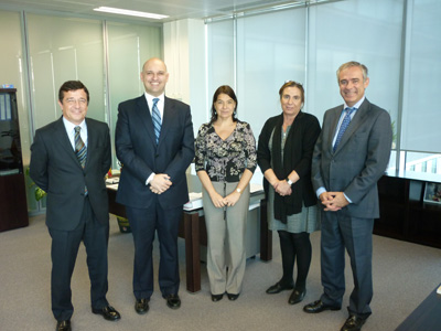 The new Director of the employers and representatives of the Association met to offer first-hand information