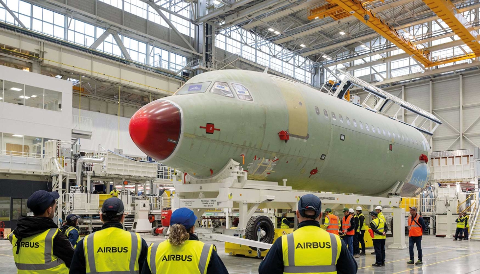 Un centro industrial de ltima generacin con capacidad para el A321 apoyar el aumento de produccin de aviones comerciales de Airbus...