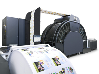 La HP T200 HP Color Inkjet Web Press, que se presentar en Hunkeler 2011
