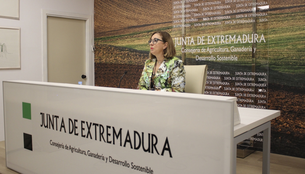 Mercedes Morn, consejera de Agricultura, Ganadera y Desarrollo Sostenible de la Junta de Extremadura