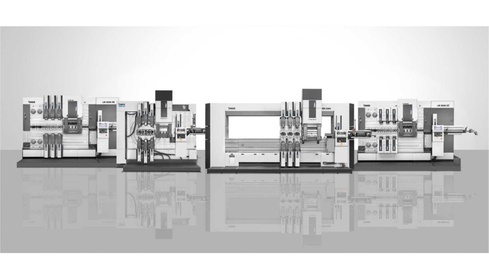 Todas as quatro mquinas da Srie Modular da Bihler so altamente uniformizadas e compatveis entre si. Foto: Bihler