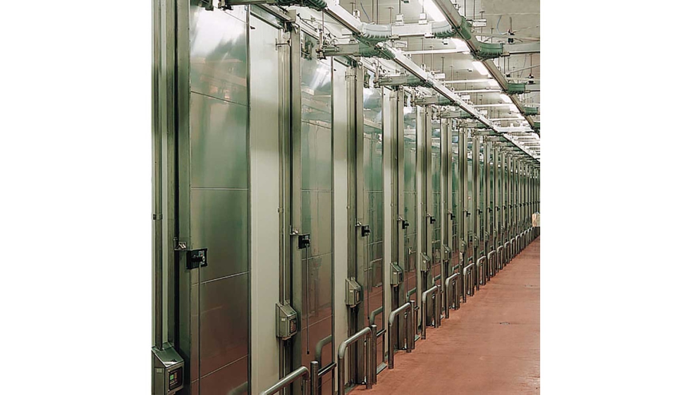 Puertas hermticas correderas frigorficas para secaderos y cmaras de conservacin