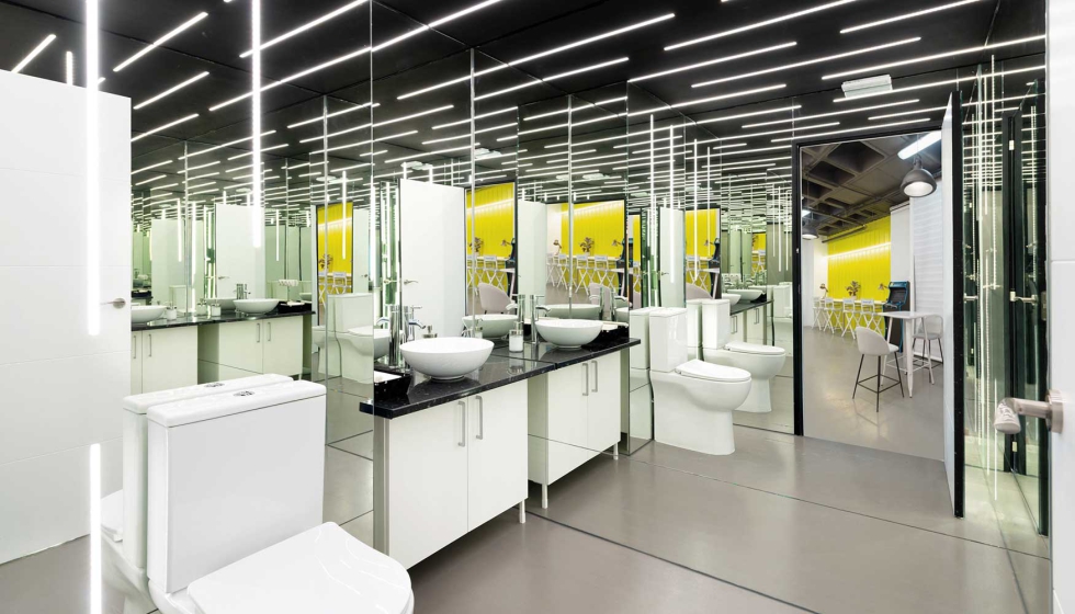 El interior de la nueva sede de AVisual en Madrid consigue crear un efecto WOW, con un diseo innovador inspirado en el sptimo arte...