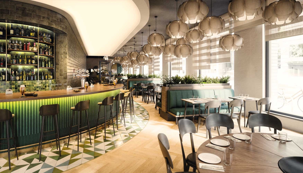 Las soluciones de iluminacin de Ledvance permiten crear distintos ambientes y espacios acogedores en hoteles, restaurantes y cafeteras...
