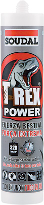 T-Rex presenta una fuerza inicial que lo hace ideal con baldosas, piedras, pizarras e incluso pegados verticales