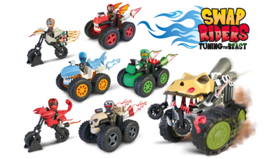 Swap Riders son unos juguetes bestiales que los nios pueden personalizar