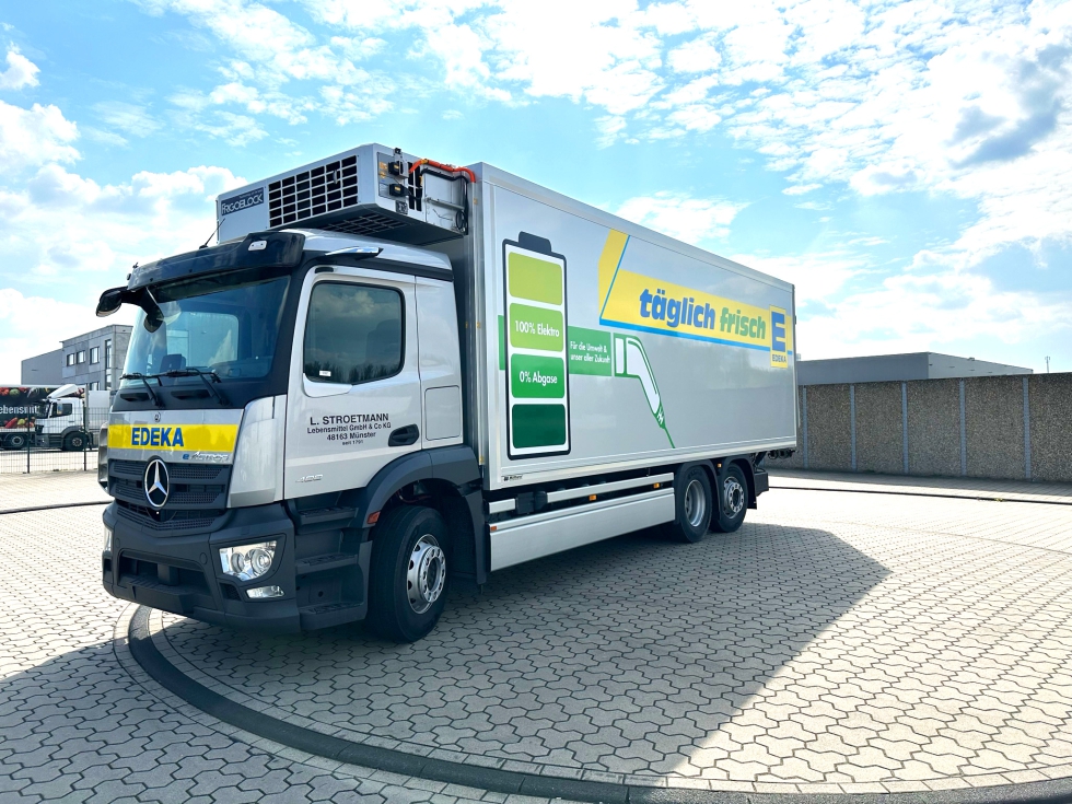 Mercedes-Benz eActros elctrico con unidad FK25i de Frigoblock