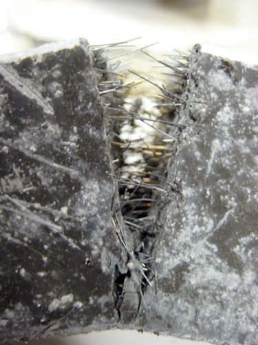 En el armado del hormign se utilizan microfibras de origen metlico y no metlico