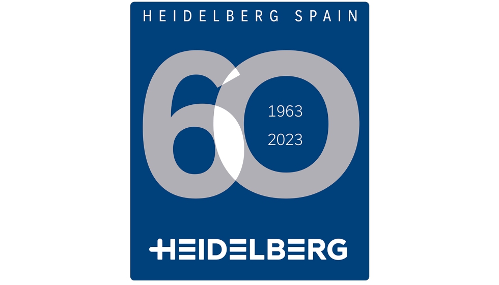 Logotipo 60 aniversario Heidelberg Spain
