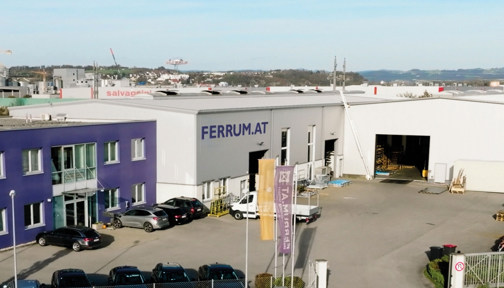 Instalaciones de Ferrum.at Metallverarbeitung GmbH en Ennsdorf (Austria). Foto: Fronius International GmbH