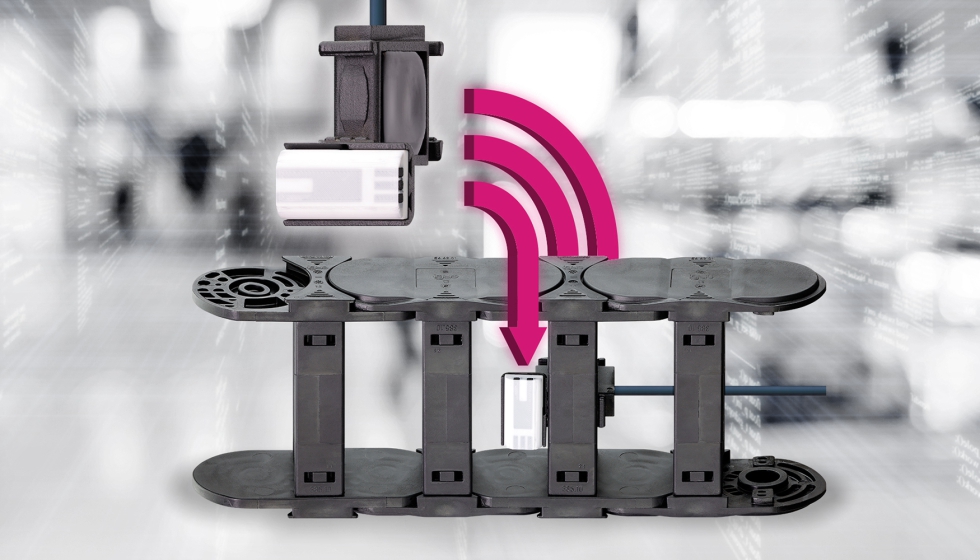 El sensor de medicin de la vida til i.Sense EC.W presenta un coste econmico y proporciona una mxima disponibilidad del sistema. Foto: Igus GmbH...