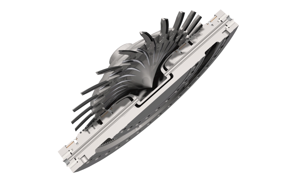 Sistema de cabezal de corte con inyecci�n central de agua (CIS)