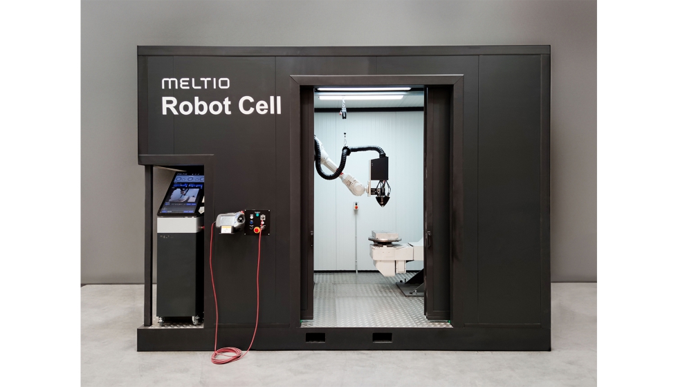 Foto de Meltio lanza Robot Cell, una célula robótica para imprimir en 3D piezas metálicas