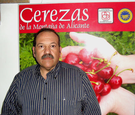 Marcos Simn, presidente del Consejo Regulador de la IGP Cerezas de la Montaa de Alicante