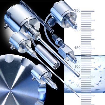 Level and conductivity of Baumer sensors